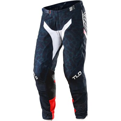 Pantaloni da Motocross Troy Lee Designs SE Pro Fractura - Rosso Blu - Vestibilità da corsa Pantaloni da Motocross Troy Lee Designs SE Pro Fractura - Rosso Blu - Vestibilità da corsa