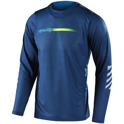 Troy Lee Designs - Skyline Long Sleeve AIR Jersey - Blau - Jersey Troy Lee Designs - Skyline Long Sleeve AIR Jersey - Blau - Jersey