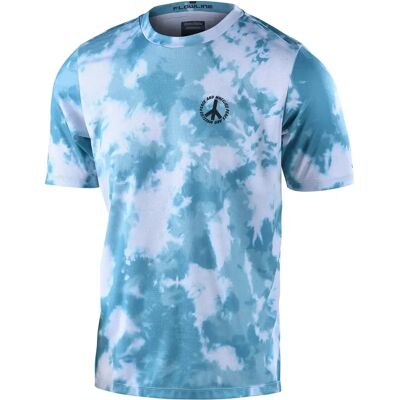 Troy Lee Designs Flowline M Fahrradtrikot Weiß Blau Troy Lee Designs Flowline M Fahrradtrikot Weiß Blau