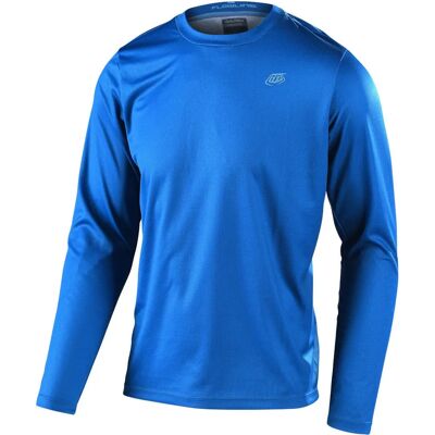 Troy Lee Designs Flowline Langarm-Radtrikot - Blau Troy Lee Designs Flowline Langarm-Radtrikot - Blau