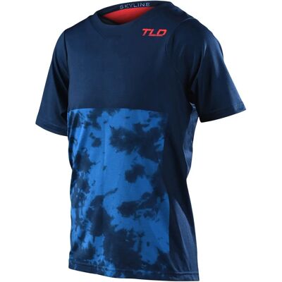 Troy Lee Designs Skyline Breaks Jugend Shortsleeve Fahrradtrikot - Schwarz Rot Blau - Fahrradtrikot Troy Lee Designs Skyline Breaks Jugend Shortsleeve Fahrradtrikot - Schwarz Rot Blau - Fahrradtrikot