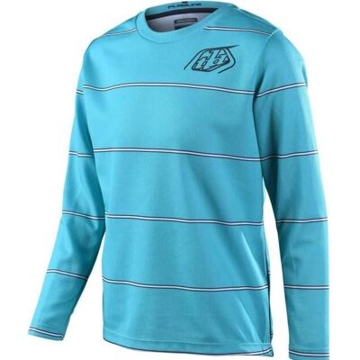 Troy Lee Designs Flowline Revert Türkis Langarm Fahrradtrikot - Unisex Troy Lee Designs Flowline Revert Türkis Langarm Fahrradtrikot - Unisex