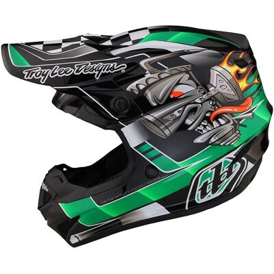 Troy Lee Designs SE4 Polyacrylite Carb MIPS Helms - Unisex Troy Lee Designs SE4 Polyacrylite Carb MIPS Helms - Unisex