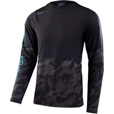 Maillot MTB à manches longues Troy Lee Designs Skyline Fader - Noir - Publicité Maillot MTB à manches longues Troy Lee Designs Skyline Fader - Noir - Publicité