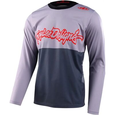 Troy Lee Designs Scripter Charcoal MTB Trikot - Langärmeliges technisches Shirt Troy Lee Designs Scripter Charcoal MTB Trikot - Langärmeliges technisches Shirt