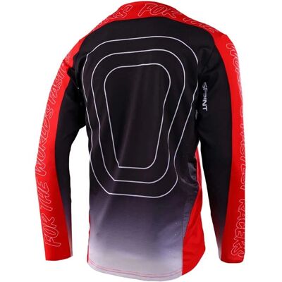 Troy Lee Designs Sprint Ritcher Maglia da Ciclismo Rosso - Maglie Troy Lee Designs Sprint Ritcher Maglia da Ciclismo Rosso - Maglie