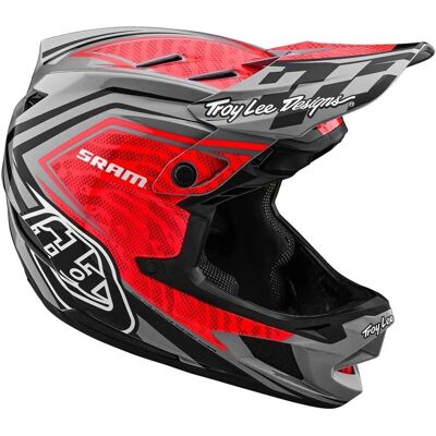 Troy Lee Designs - D4 Carbon MIPS - Rosso - M - Helmet Troy Lee Designs - D4 Carbon MIPS - Rosso - M - Helmet