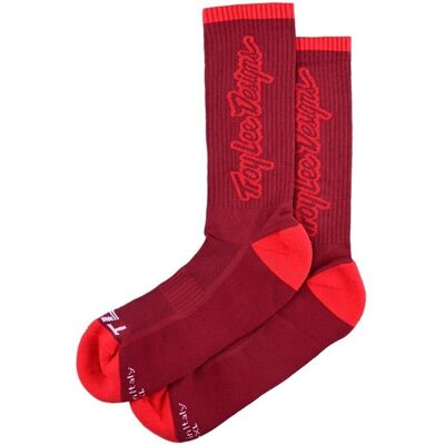 Troy Lee Design - Performance Signature - Oxblood - L/XL - Socken Troy Lee Design - Performance Signature - Oxblood - L/XL - Socken