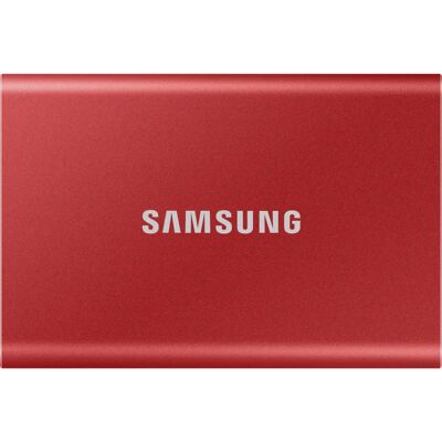 Samsung Kannettava SSD T7 - 500GB - Punainen - Ulkoinen SSD Samsung Kannettava SSD T7 - 500GB - Punainen - Ulkoinen SSD