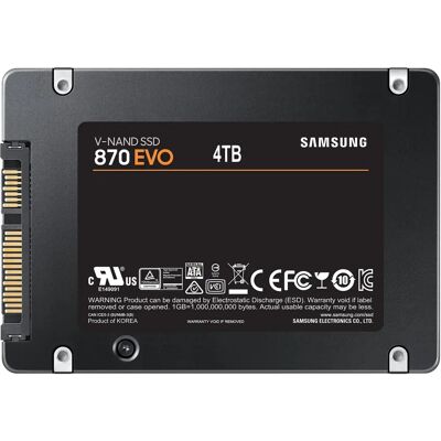 Samsung 870 EVO 4TB SSD - Dispositivo di archiviazione Samsung 870 EVO 4TB SSD - Dispositivo di archiviazione