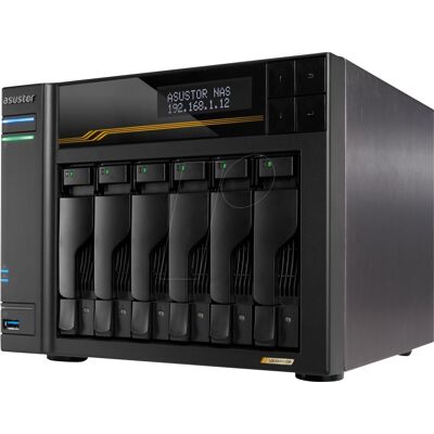 ASUSTOR Lockerstor 6 Gen3 AS6806T - AS6806T 0TB ASUSTOR Lockerstor 6 Gen3 AS6806T - AS6806T 0TB