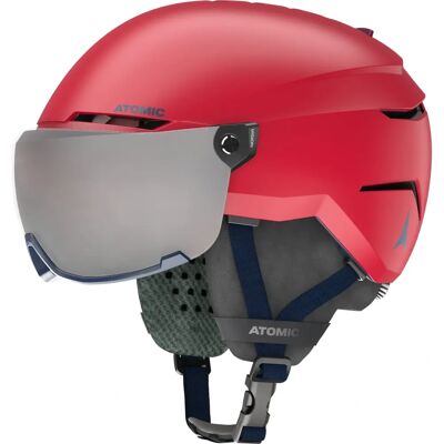Atomic Savor Visor Junior Ski Helmet - Impact Protection, Adjustable Visor, Light Atomic Savor Visor Junior Ski Helmet - Impact Protection, Adjustable Visor, Light