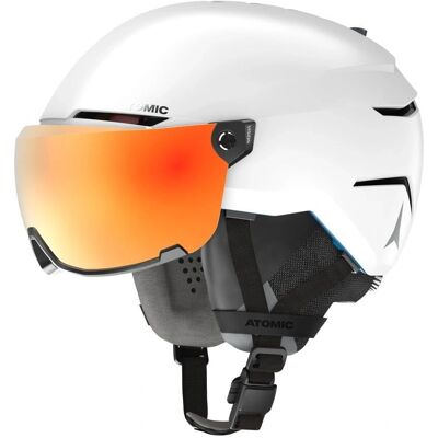 Atomic Vit Impact-skyddande hjälm med visir - M Atomic Vit Impact-skyddande hjälm med visir - M