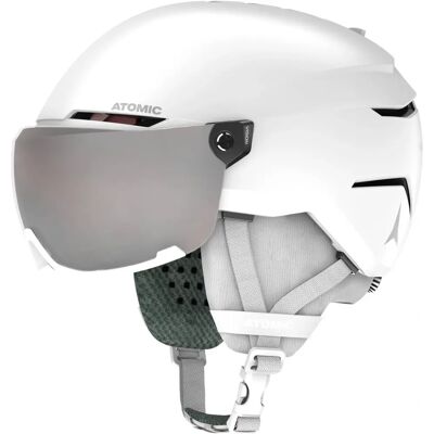Atomic Savor Visor JR Blanc - Protection contre impacts, Ventilation active - Casque ski enfants Atomic Savor Visor JR Blanc - Protection contre impacts, Ventilation active - Casque ski enfants