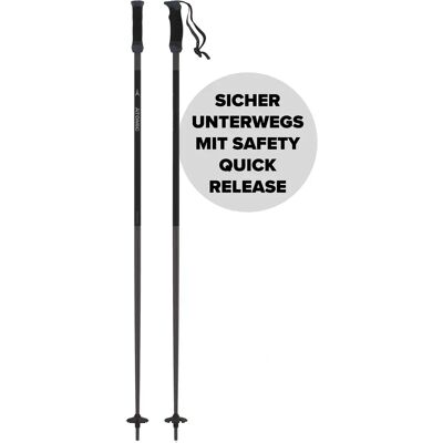 Atomic AMT SQS Skistöcke - Schwarz - 115cm - Skistavar Atomic AMT SQS Skistöcke - Schwarz - 115cm - Skistavar