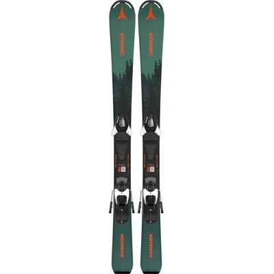 Atomic Maverick 100-120+c5 Gw Zestaw nart alpejskich dla juniorów - Zielony Atomic Maverick 100-120+c5 Gw Zestaw nart alpejskich dla juniorów - Zielony
