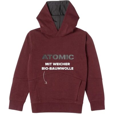 Atomic Skiwear Junior Hoodie RS maroon - 164 Atomic Skiwear Junior Hoodie RS maroon - 164