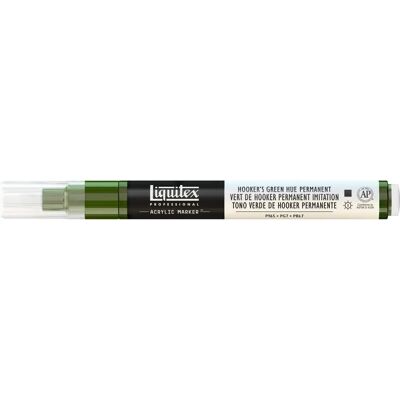 Marcador de Pintura Verde Hooker - Ponta Fina 2mm - Uso interno/externo Marcador de Pintura Verde Hooker - Ponta Fina 2mm - Uso interno/externo