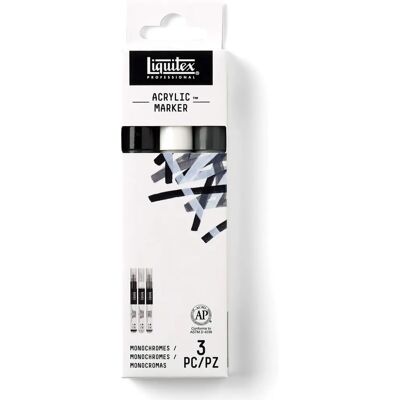 Stylos de peinture professionnels Liquitex - Fin, Couleurs variées Stylos de peinture professionnels Liquitex - Fin, Couleurs variées