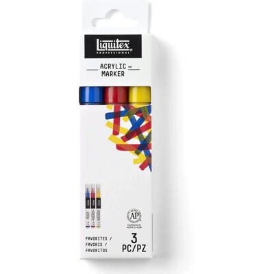 Ensemble de Marqueurs de Peinture Liquitex - Marqueurs acryliques haute pigmentation - Usage intérieur/extérieur Ensemble de Marqueurs de Peinture Liquitex - Marqueurs acryliques haute pigmentation - Usage intérieur/extérieur