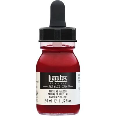 Liquitex Acrylic Inks Perylene Maroon - Acrylic Ink Liquitex Acrylic Inks Perylene Maroon - Acrylic Ink