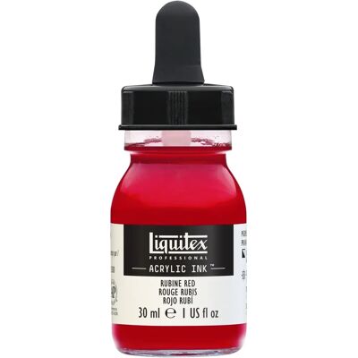 Encres acryliques Liquitex - Rouge Rubis Encres acryliques Liquitex - Rouge Rubis