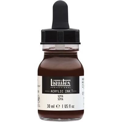 Inks acryliques Liquitex - Sépia - Encre acrylique Inks acryliques Liquitex - Sépia - Encre acrylique