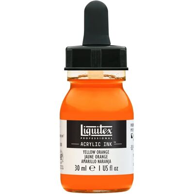 Encres acryliques Liquitex - Orange Jaune - Encre acrylique - Publicité Encres acryliques Liquitex - Orange Jaune - Encre acrylique - Publicité