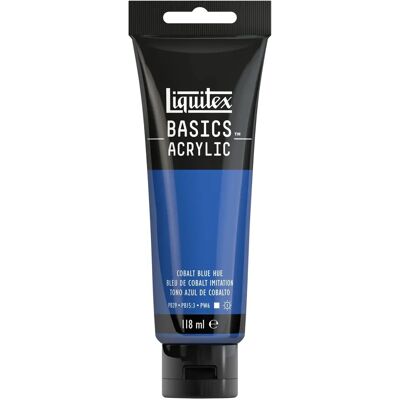 Liquitex Basics Acrylic Cobalt Blue Hue - Acrylic Paint Liquitex Basics Acrylic Cobalt Blue Hue - Acrylic Paint