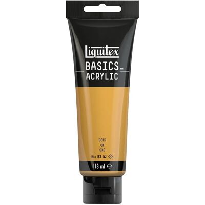 Liquitex Basics Couleur Acrylique 118ml - Or - Peinture acrylique Liquitex Basics Couleur Acrylique 118ml - Or - Peinture acrylique
