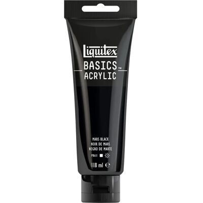 Liquitex Basics Acrylique - Noir Mars - Peinture Acrylique Liquitex Basics Acrylique - Noir Mars - Peinture Acrylique