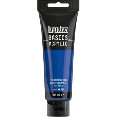 Liquitex Basics Colore Acrilico 118ml - Blu ftalocianina - Colore acrilico Liquitex Basics Colore Acrilico 118ml - Blu ftalocianina - Colore acrilico