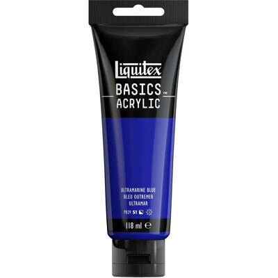 Liquitex Basics Ultramarine Blue Acrylic - 118ml Paint Liquitex Basics Ultramarine Blue Acrylic - 118ml Paint