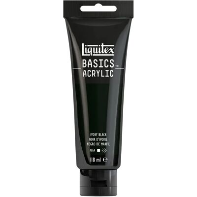 Liquitex Basics Couleur Acrylique Noir Ivoire - Couleur Acrylique Liquitex Basics Couleur Acrylique Noir Ivoire - Couleur Acrylique
