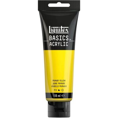 Liquitex Basics Jaune Primaire Acrylique - Peinture Acrylique Liquitex Basics Jaune Primaire Acrylique - Peinture Acrylique