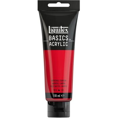 Liquitex Basics Acrylic Colour 118ml Naphthol Crimson - Acrylic Paint Liquitex Basics Acrylic Colour 118ml Naphthol Crimson - Acrylic Paint