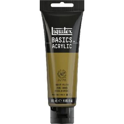 Liquitex Basics Acrylic Colour 118ml - Bronze Yellow - Acrylic Paint Liquitex Basics Acrylic Colour 118ml - Bronze Yellow - Acrylic Paint