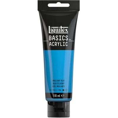 Liquitex Basics Acrylfarbe 118ml - Brilliant Blue - Acrylfarbe Liquitex Basics Acrylfarbe 118ml - Brilliant Blue - Acrylfarbe