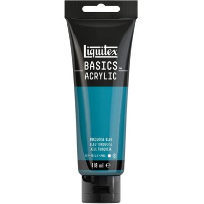 Liquitex Basics Turquoise Blue Acrylic Color - Acrylic Paint Liquitex Basics Turquoise Blue Acrylic Color - Acrylic Paint