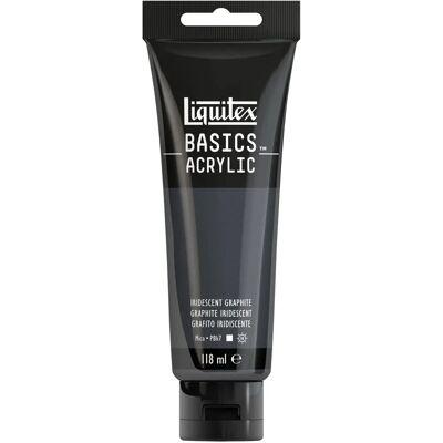 Liquitex Basics Couleur Acrylique 118ml - Graphite Iridescent - Peinture Acrylique Liquitex Basics Couleur Acrylique 118ml - Graphite Iridescent - Peinture Acrylique