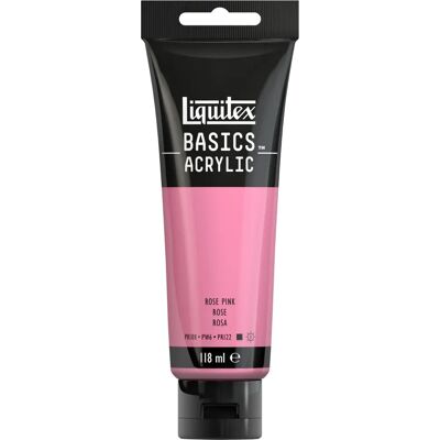 Liquitex Basics Couleur Acrylique 118ml - Rose Pink - Peinture acrylique Liquitex Basics Couleur Acrylique 118ml - Rose Pink - Peinture acrylique