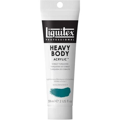 Pintura acrílica pesada Liquitex - 59ml Cobalto Turquesa Pintura acrílica pesada Liquitex - 59ml Cobalto Turquesa