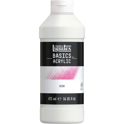 Liquitex Basics Gesso - Acrylprimer - Matwit - Gesso Liquitex Basics Gesso - Acrylprimer - Matwit - Gesso