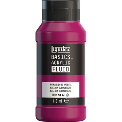 Liquitex - Basics Fluid - Quinacridone Magenta Liquitex - Basics Fluid - Quinacridone Magenta