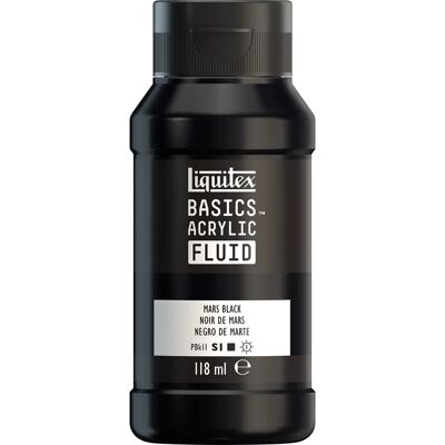Liquitex - Basics Fluid 118ml - Mars Schwarz - Paint Liquitex - Basics Fluid 118ml - Mars Schwarz - Paint
