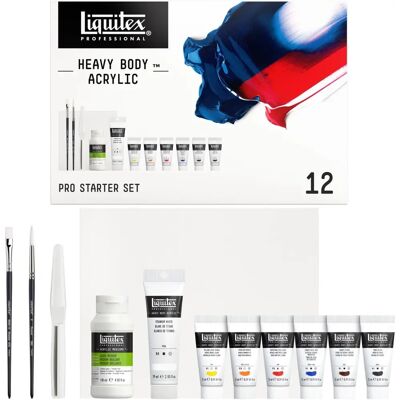 Zestaw farb akrylowych Heavy Body Liquitex - Profesjonalny zestaw startowy Zestaw farb akrylowych Heavy Body Liquitex - Profesjonalny zestaw startowy