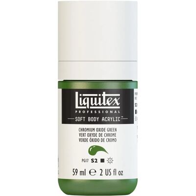 Liquitex Professionelle Soft Body Acrylfarbe 59ml Oxyde de chrome - Acrylfarbe Liquitex Professionelle Soft Body Acrylfarbe 59ml Oxyde de chrome - Acrylfarbe