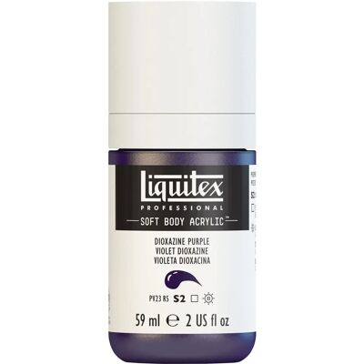 Liquitex Professionnel Soft Body Acrylique - 59ml - Violet Dioxazine - Peinture Acrylique Liquitex Professionnel Soft Body Acrylique - 59ml - Violet Dioxazine - Peinture Acrylique