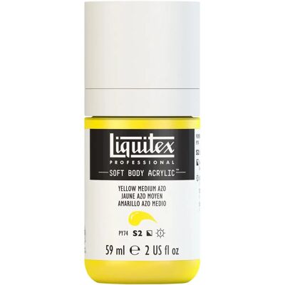 Acrilico Giallo Azo Medio Liquitex - 59ml - Colore Acrilico Giallo Azo Medio Liquitex - 59ml - Colore