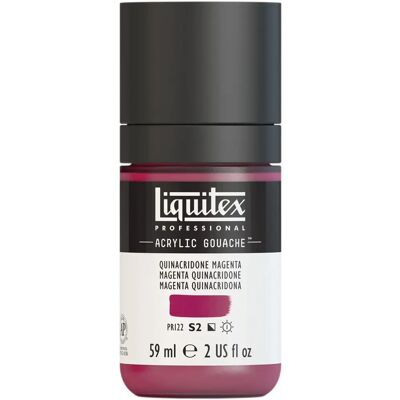 Liquitex Gouache Acrylique - Bouteilles de 59ml - Résistant à l'eau, Fini mat Liquitex Gouache Acrylique - Bouteilles de 59ml - Résistant à l'eau, Fini mat